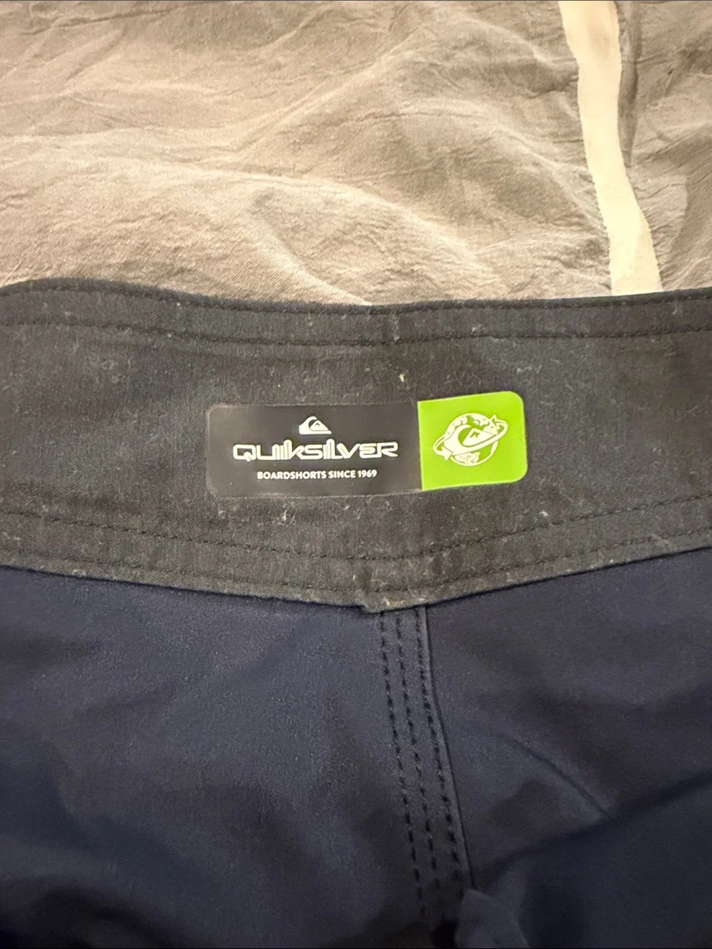 Quiksilver Navy, Light Blue & Coral Floral Boardshorts